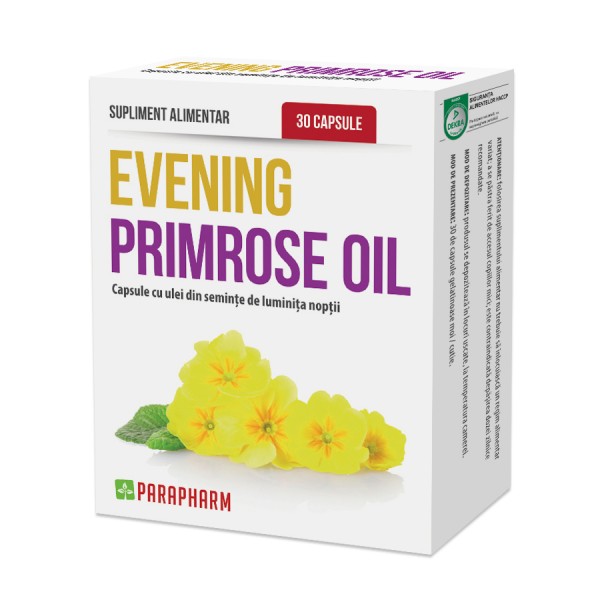 Evening primrose (luminita noptii) Parapharm – 30 capsule